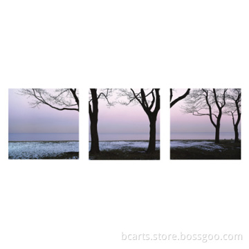 Modern decoration artworks beautiful seascape Painting in series